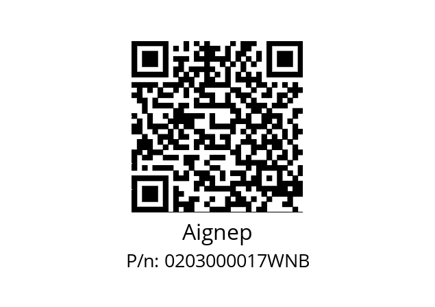   Aignep 0203000017WNB