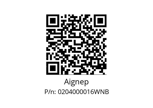   Aignep 0204000016WNB