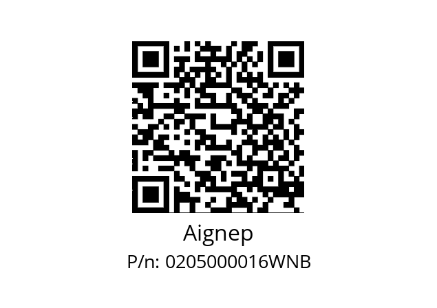   Aignep 0205000016WNB