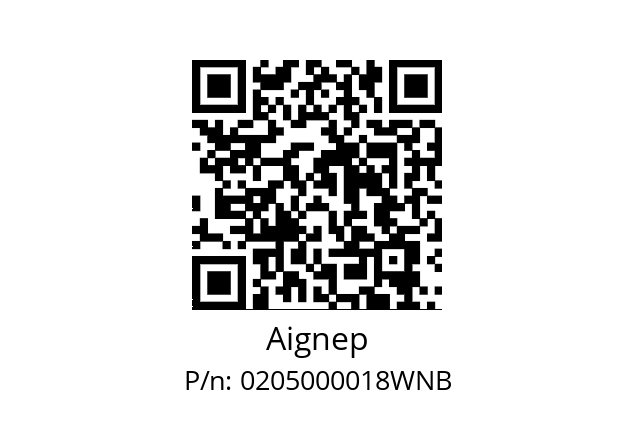   Aignep 0205000018WNB