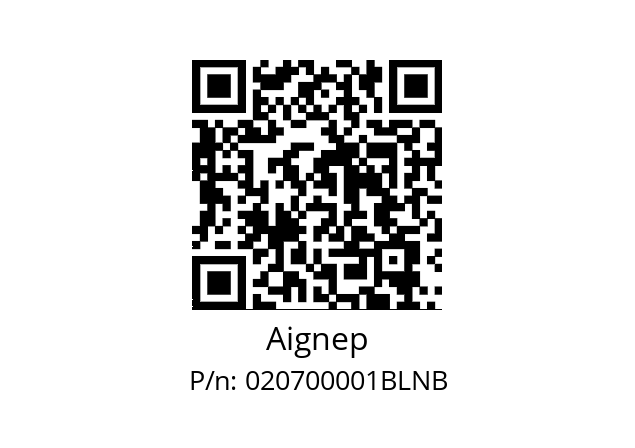   Aignep 020700001BLNB