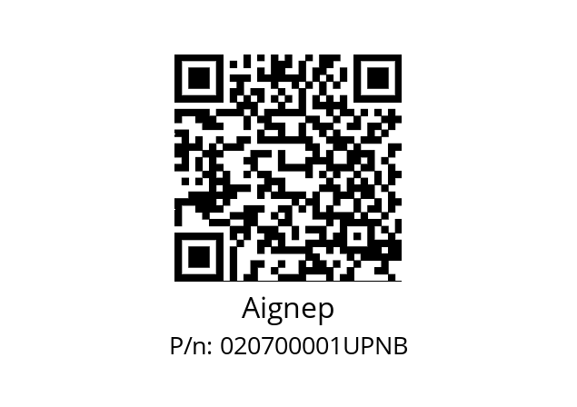   Aignep 020700001UPNB