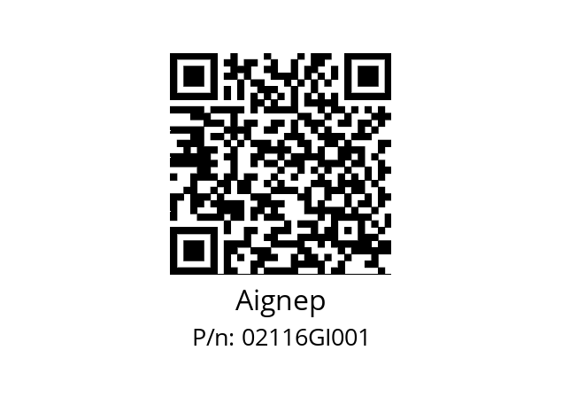   Aignep 02116GI001