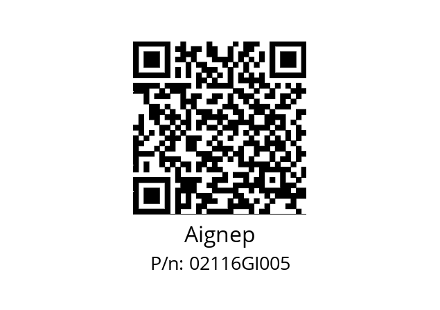   Aignep 02116GI005