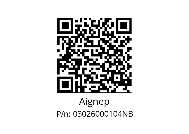   Aignep 03026000104NB