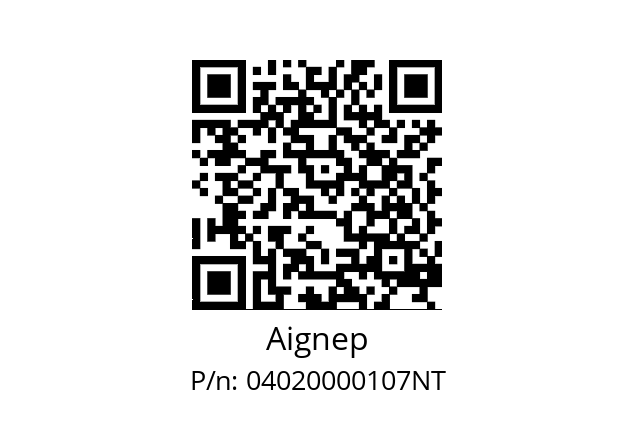   Aignep 04020000107NT