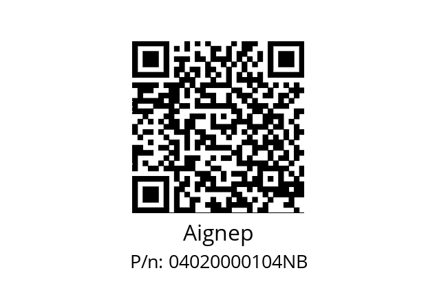   Aignep 04020000104NB