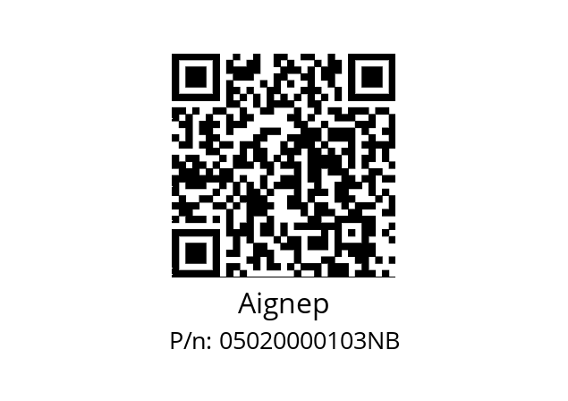   Aignep 05020000103NB