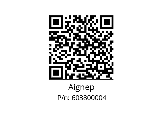   Aignep 603800004