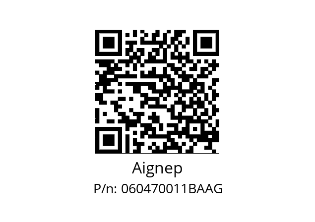   Aignep 060470011BAAG