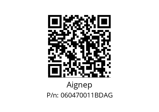   Aignep 060470011BDAG