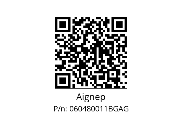   Aignep 060480011BGAG