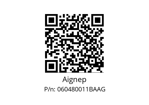   Aignep 060480011BAAG