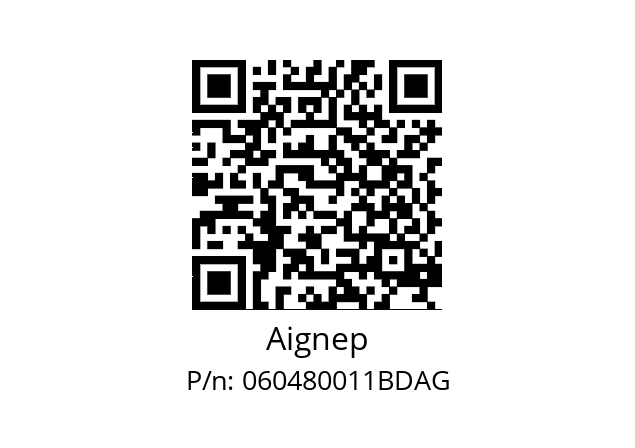   Aignep 060480011BDAG