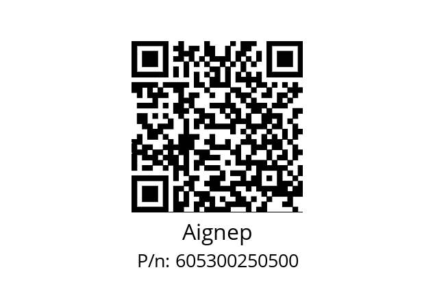   Aignep 605300250500