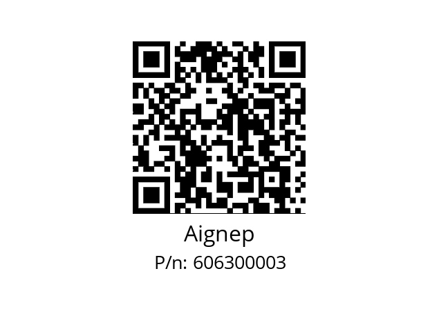   Aignep 606300003