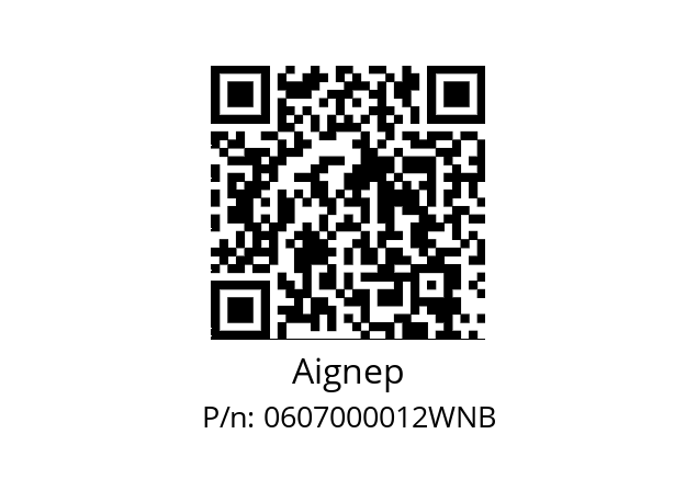   Aignep 0607000012WNB