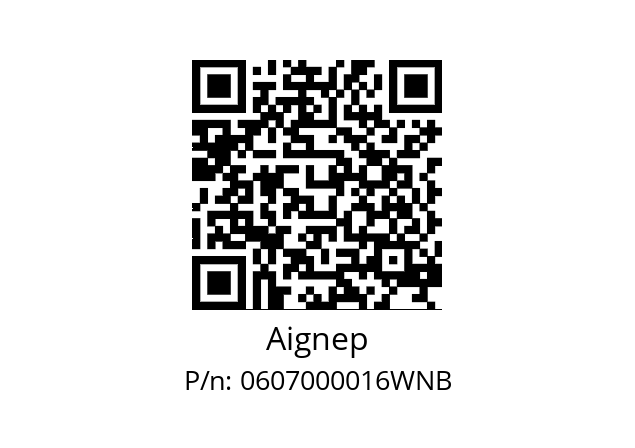   Aignep 0607000016WNB