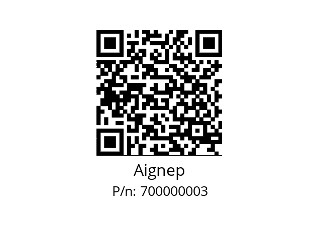   Aignep 700000003