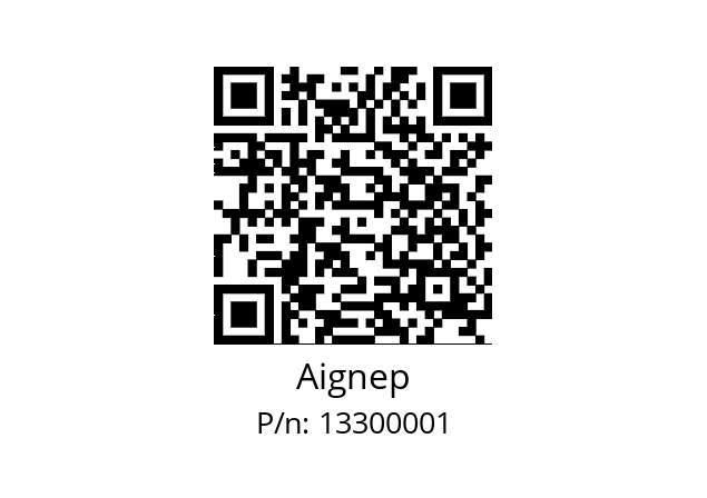   Aignep 13300001