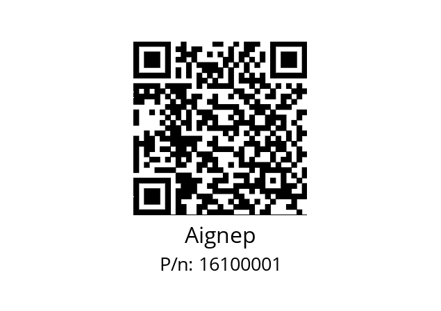   Aignep 16100001