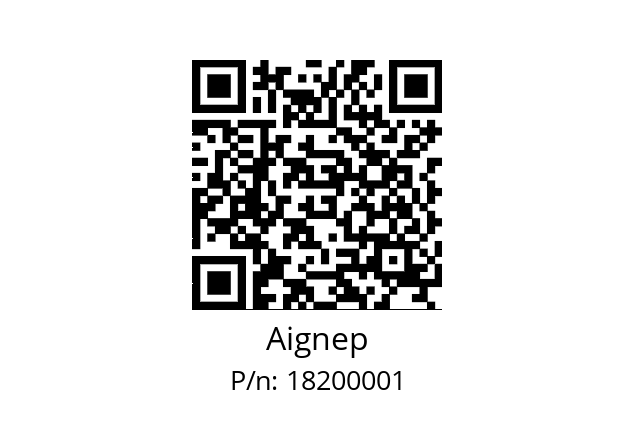   Aignep 18200001