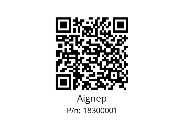   Aignep 18300001