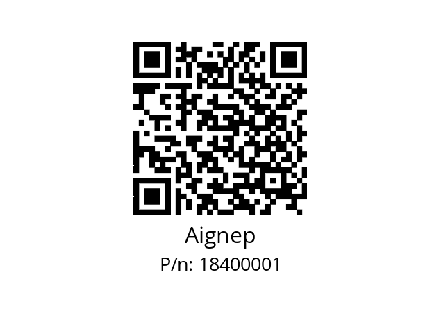   Aignep 18400001