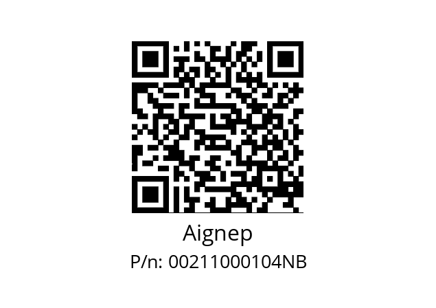   Aignep 00211000104NB