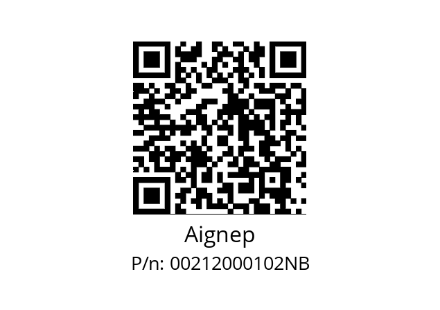   Aignep 00212000102NB