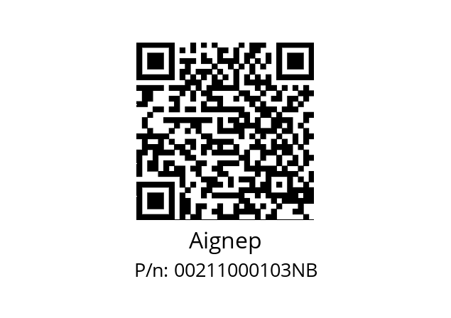   Aignep 00211000103NB