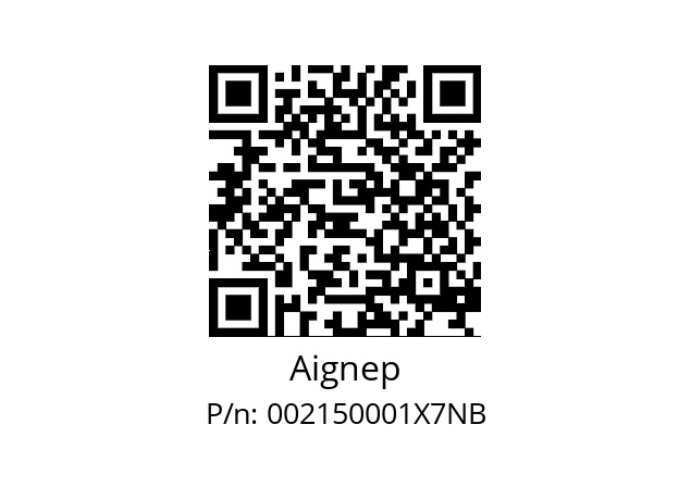   Aignep 002150001X7NB