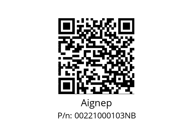   Aignep 00221000103NB