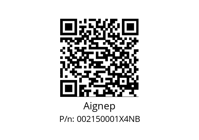   Aignep 002150001X4NB