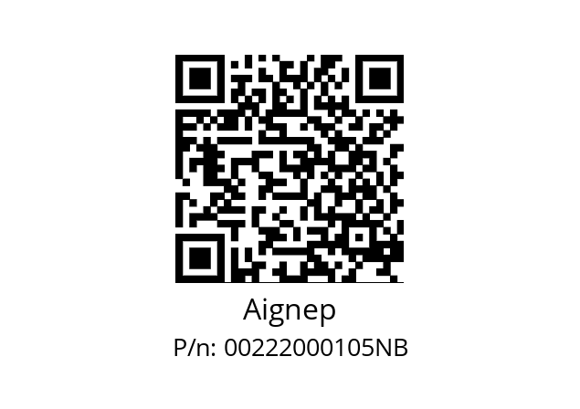   Aignep 00222000105NB