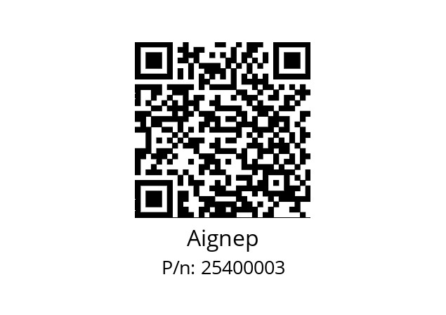   Aignep 25400003