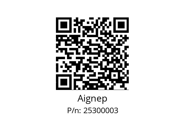   Aignep 25300003