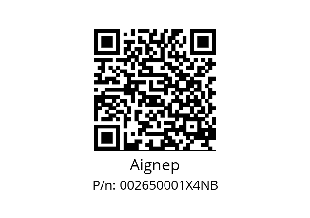   Aignep 002650001X4NB