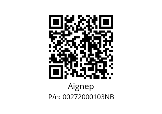   Aignep 00272000103NB