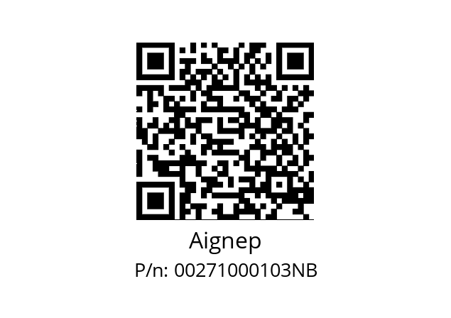   Aignep 00271000103NB