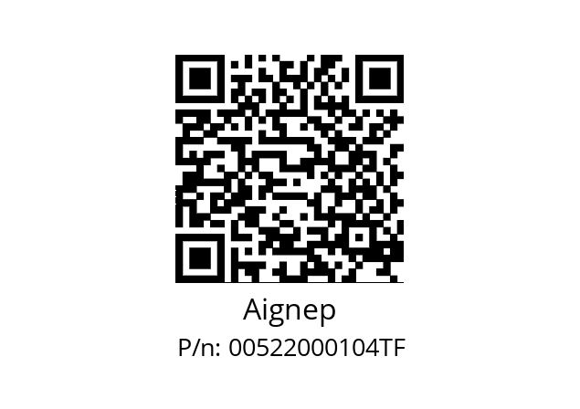   Aignep 00522000104TF