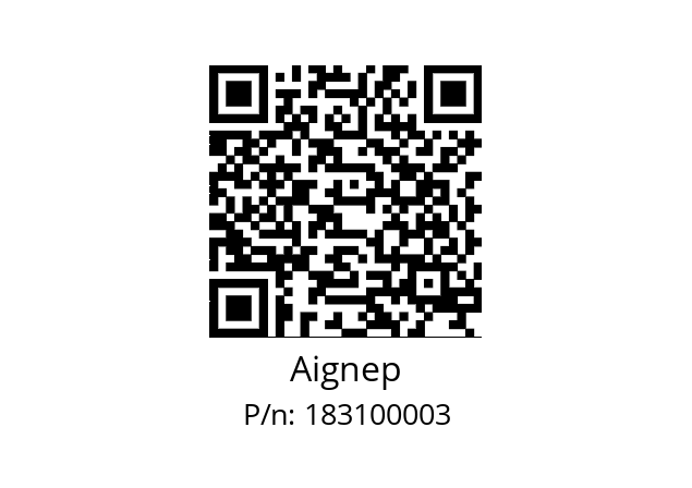   Aignep 183100003