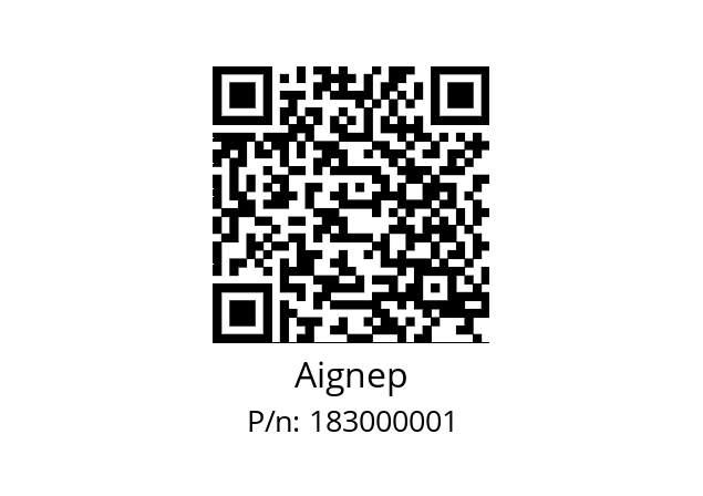   Aignep 183000001