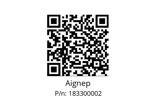   Aignep 183300002