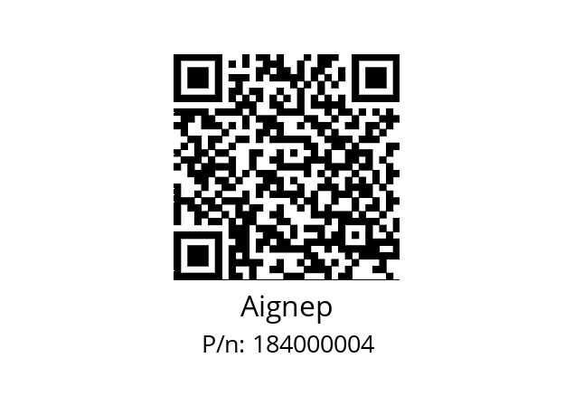   Aignep 184000004