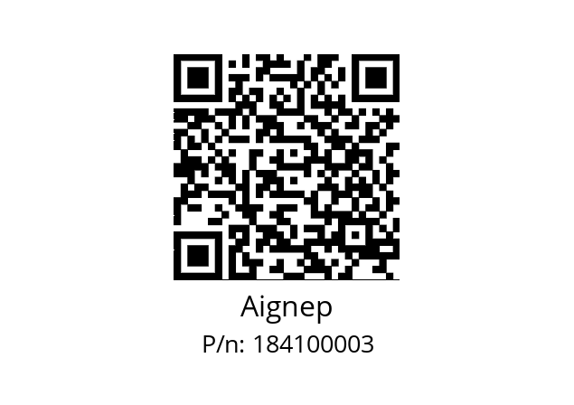   Aignep 184100003