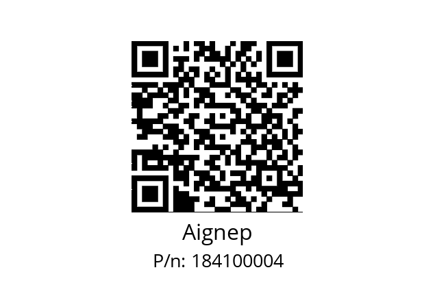   Aignep 184100004