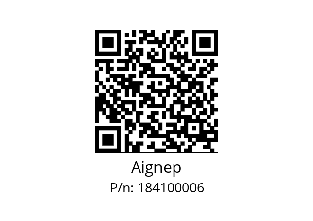   Aignep 184100006