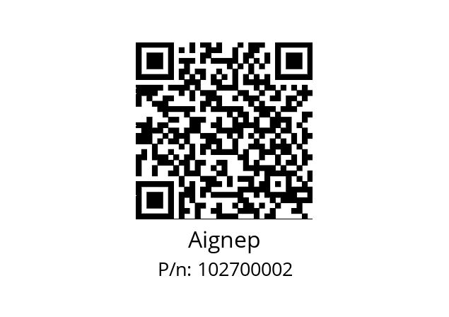   Aignep 102700002