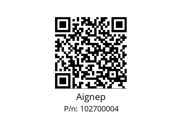   Aignep 102700004